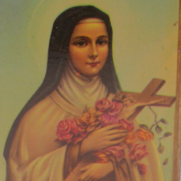 Set of Four Boxes w/ depictions of St Therese Virgen Milagrosa & Heart of Mary - Picture 15 of 16